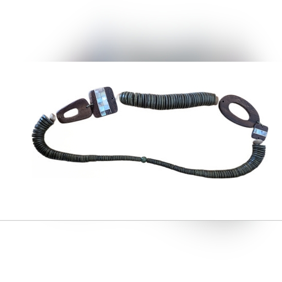 Wooden Beaded Necklace - Picture 2 of 2